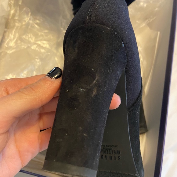 Stuart Weitzman knee length tie up boots - Picture 8 of 15